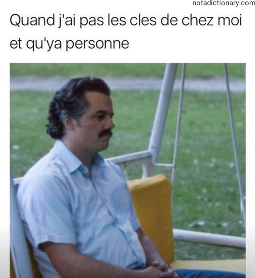 Learn French With Memes: Losing Keys Alone