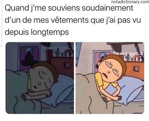 Learn French With Memes: La Déprime des Vêtements