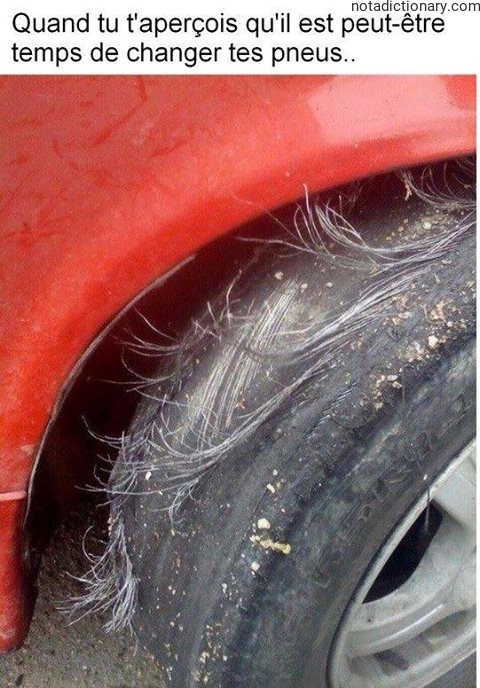 Learn French With Memes: Changing Tires