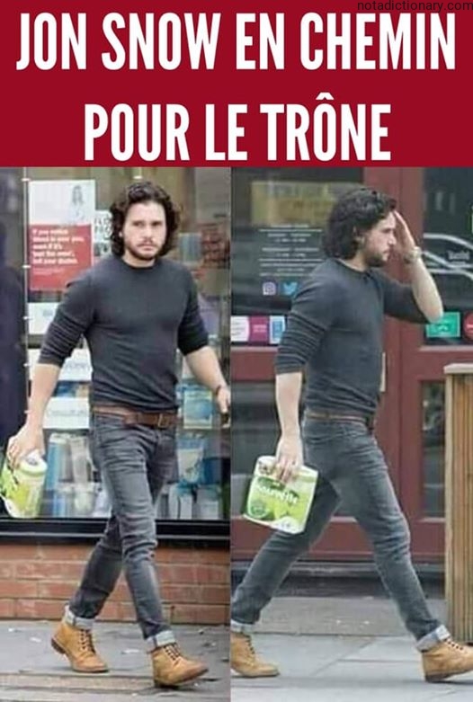 Learn French With Memes: Jon Snow en chemin