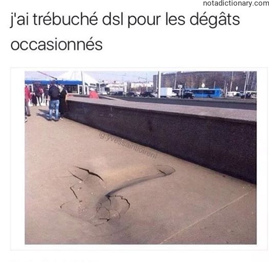 Learn French With Memes: Les Dégâts Occasionnés