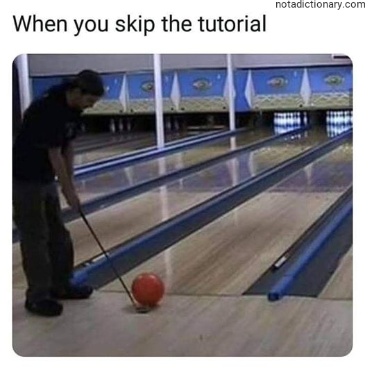 Learn English With Memes: Skipping Tutorials